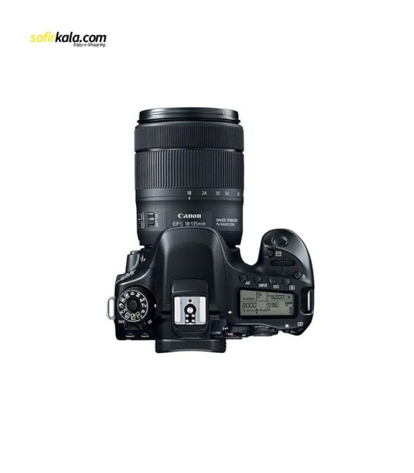 دوربین دیجیتال کانن مدل Eos 80D EF S به همراه لنز 18-135 میلی متر f/3.5-5.6 IS USM | سفیرکالا