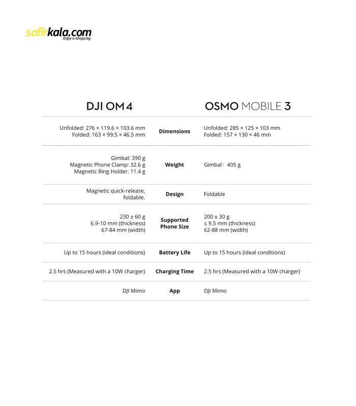 پایه نگهدارنده گوشی موبایل دی جی آی مدل Osmo Mobile 4 | سفیرکالا