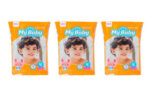 پوشک کودک مای بیبی مدل خانواده شاد سایز 4 بسته 8 عددی مجموعه 3 عددی | سفیرکالا