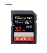 کارت حافظه SDHC سن دیسک مدل Extreme Pro V30 کلاس 10 استاندارد UHS-I U3 سرعت 633X 95MBps ظرفیت 32 گیگابایت | سفیرکالا