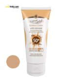 کرم ضد آفتاب رنگی سان سیف SPF50 مدل Viti-Sense مناسب پوست های حساس حجم 50 میلی لیتر | فروشگاه اینترنتی سفیرکالا