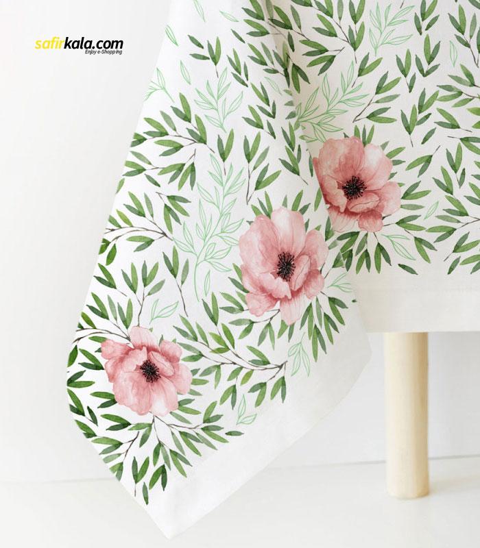 سفره یکبار مصرف کوالا مدل Silk طرح گل برگ رول 10 متری | فروشگاه اینترنتی سفیرکالا