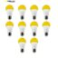 لامپ ال ای دی 9 وات بروکس مدل BRX رنگی پایه E27 بسته 10 عددی | فروشگاه اینترنتی سفیرکالا