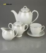 سرویس چای خوری 17 پارچه مقصود مدل آزاله لوستر | فروشگاه اینترنتی سفیرکالا